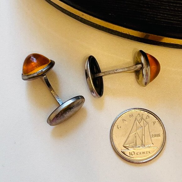Vintage Mid-Century Cufflinks with Original Presentation Box - Picture 3 of 8